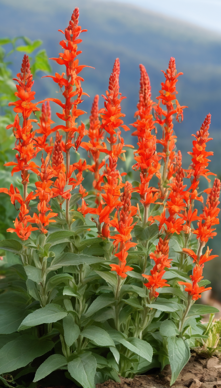 Сальвия блестящая