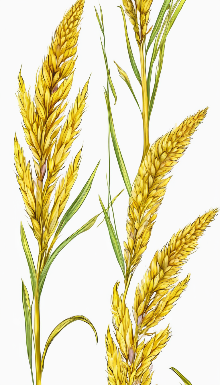 Щетинник золотой