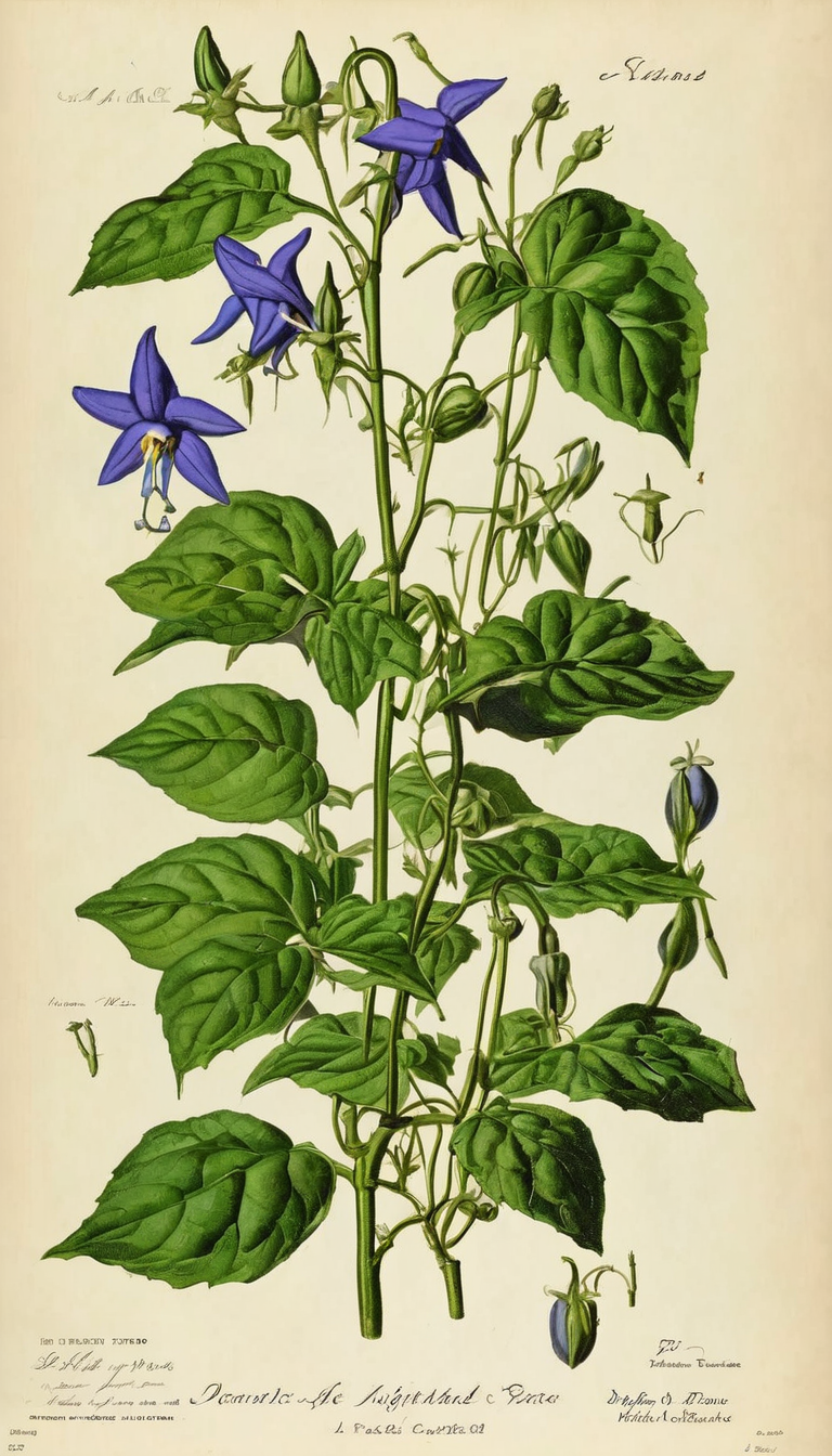 Паслен голубой