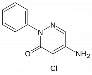 Формула молекулы Хлоридазон| Formula of active ingredient Chloridazon 