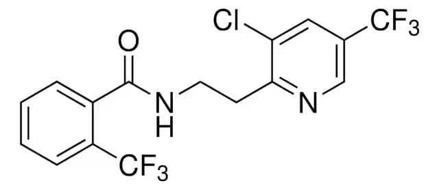 Формула молекулы Флуопирам| Formula of active ingredient Fluopyram 