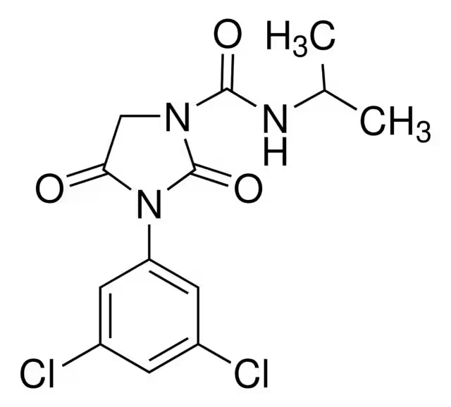Формула молекулы Ипродион| Formula of active ingredient Iprodione 