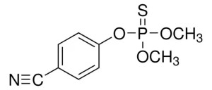 Формула молекулы Цианофос| Formula of active ingredient Cyanophos 