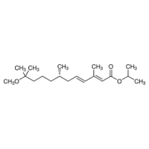Формула молекулы Метопрен| Formula of active ingredient Methoprene 