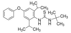 Формула молекулы Диафентиурон| Formula of active ingredient Diafenthiuron 