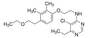 Формула молекулы Пиримидифен| Formula of active ingredient Pyrimidifen 