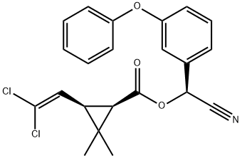 Формула молекулы Бета-циперметрин| Formula of active ingredient beta-Cypermethrin 