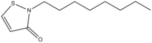 Формула молекулы Октилинон| Formula of active ingredient Octhilinone 