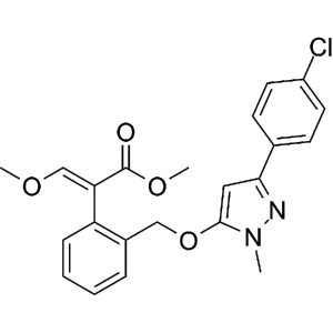Формула молекулы Пираоксистробин| Formula of active ingredient Pyraoxystrobin 