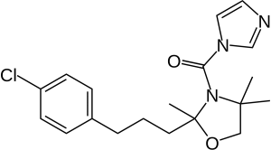 Формула молекулы Окспоконазол| Formula of active ingredient Oxpoconazole 