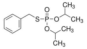 Формула молекулы Ипробенфос| Formula of active ingredient Iprobenfos 