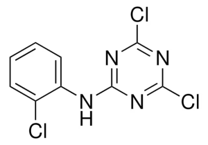 Формула молекулы Анилазин| Formula of active ingredient Anilazine 