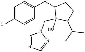 Формула молекулы Ипконазол| Formula of active ingredient Ipconazole 