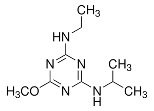Формула молекулы Атратон| Formula of active ingredient Atraton 