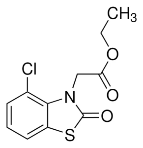 Формула молекулы Беназолин-этил| Formula of active ingredient Benazolin-ethyl 