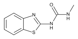 Формула молекулы Бенцтиазурон| Formula of active ingredient Benzthiazuron 