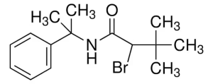 Формула молекулы Бромобутид| Formula of active ingredient Bromobutide 