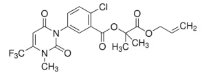 Формула молекулы Бутафенацил| Formula of active ingredient Butafenacil 