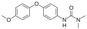 Формула молекулы Дифеноксурон| Formula of active ingredient Difenoxuron 