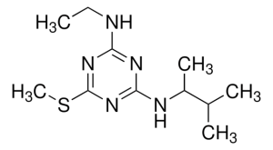 Формула молекулы Диметаметрин| Formula of active ingredient Dimethametryn 