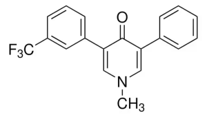Формула молекулы Флуридон| Formula of active ingredient Fluridon 