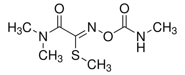 Формула молекулы Оксамил| Formula of active ingredient Oxamyl 