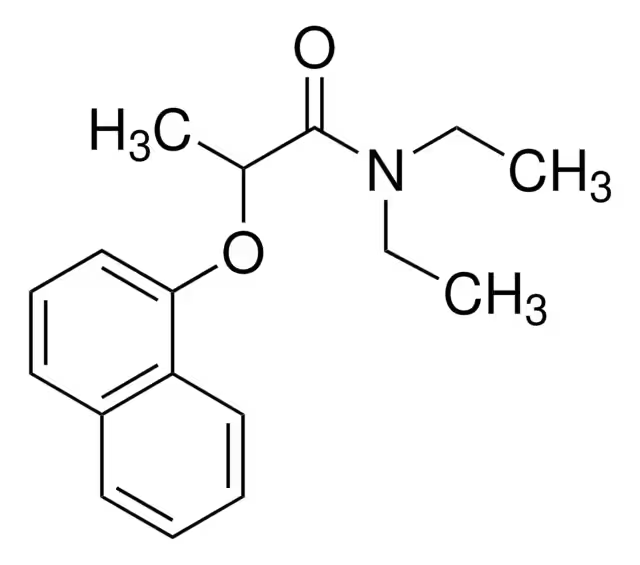 Формула молекулы Напропамид| Formula of active ingredient Napropamide 