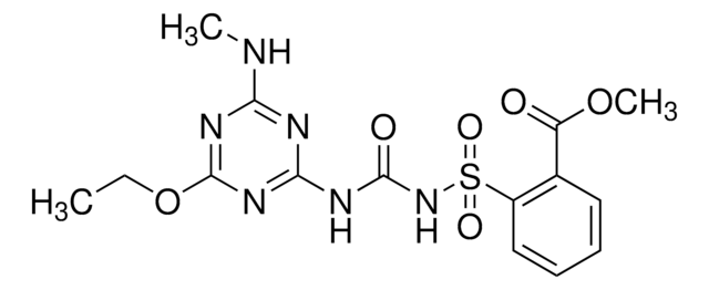 Формула молекулы Этаметсульфурон-метил| Formula of active ingredient Ethametsulfuron-methyl 