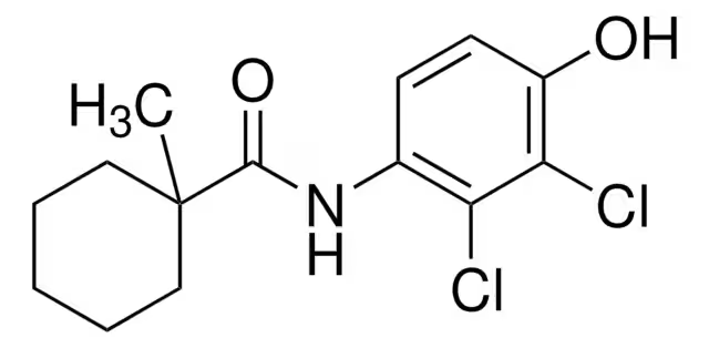 Формула молекулы Фенгексамид| Formula of active ingredient Fenhexamide 