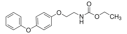 Формула молекулы Феноксикарб| Formula of active ingredient Fenoxycarb 