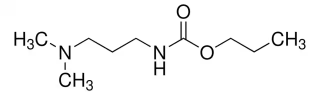 Формула молекулы Пропамокарб| Formula of active ingredient Propamocarb 