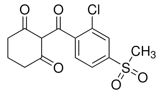 Формула молекулы Сулкотрион| Formula of active ingredient Sulcotrione 